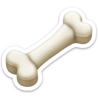 dog bone candy sticker