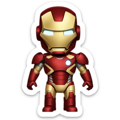 iron man, Waist Shot sticker