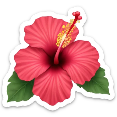 hibiscus  sticker