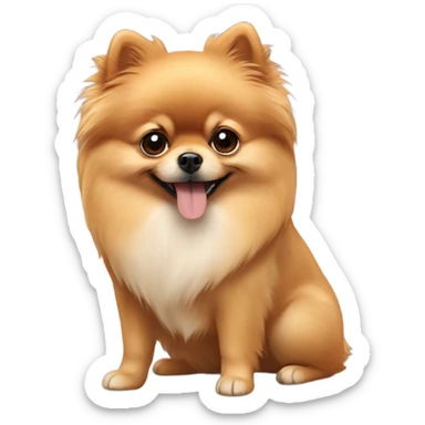 pomeranian  sticker