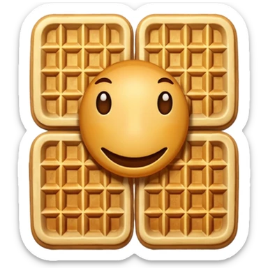 waffle fry sticker