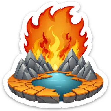 World being destroyed sticker