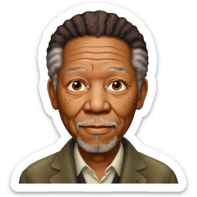 Morgan Freeman sticker