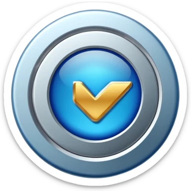 Make me a Instagram blue tick emoji full realistic more like genuine verified badge sticker