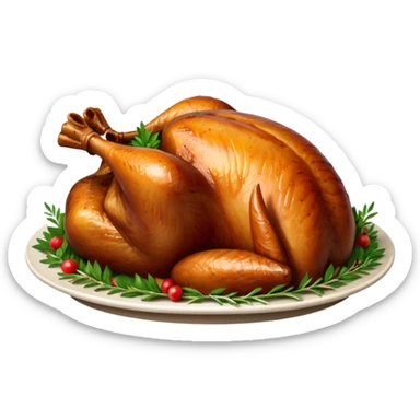 roast turkey sticker