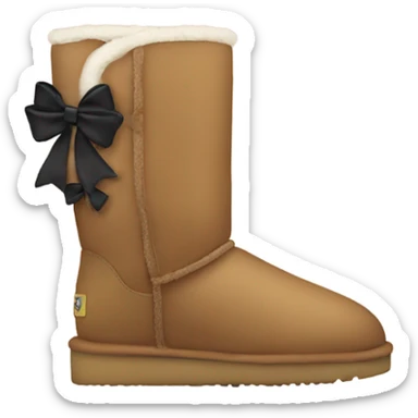 Uggs with bows sticker