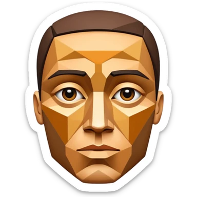 Gualdim Pais templar in cubism mode sticker