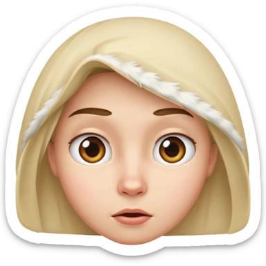 Lappland arknighits character peeking sticker