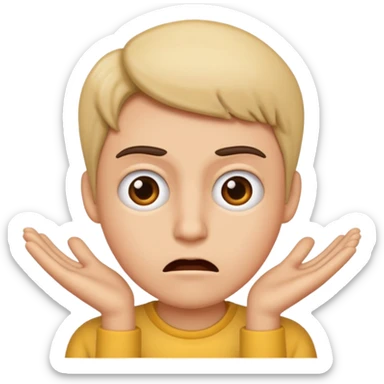 Annoyed, and don’t care and funny   sticker