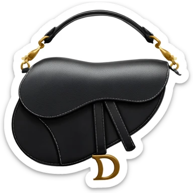 dior saddle bag sticker