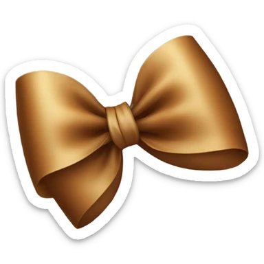 Realistic bow sticker
