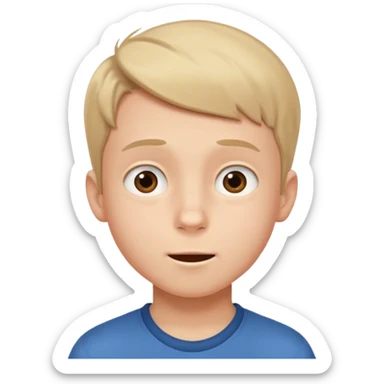 A boy showing right cheek to her mother asking for a gentle playful slap only boy no picture of mother included in emoji
Give side view of right cheek sticker