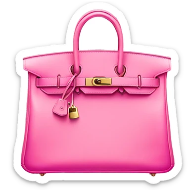 Pink Hermes Birkin Bags sticker