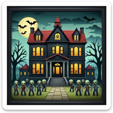 Resident Evil game sticker