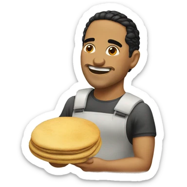 colombian arepa emoji funny sticker