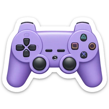 Lilac PlayStation controller sticker