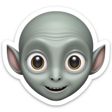 I want you to create an alien just like jaddu from movie koi mil gya sticker