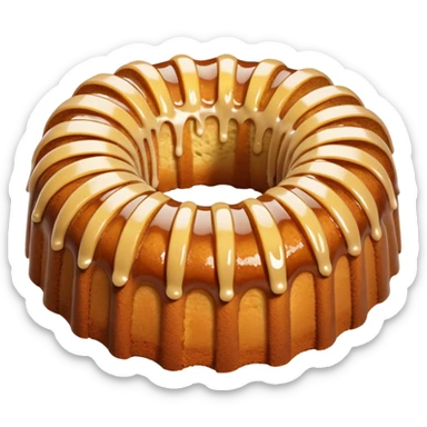 Sliced Apple Bundt cake  sticker