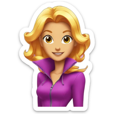 Totally spies Clover sticker