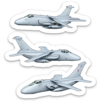 damaged military aircraft sticker