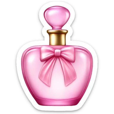 Pink cute perfume sticker
