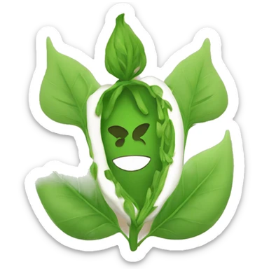 Vegan symbol sticker