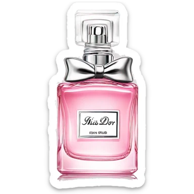 Miss dior perfume sticker