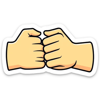 Thumbs down and flipping off sticker