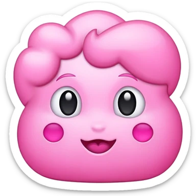 Pink everything  sticker