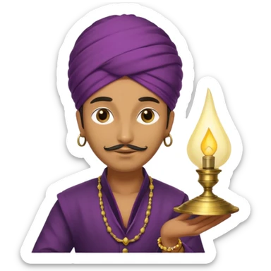 magician of the lamp sticker