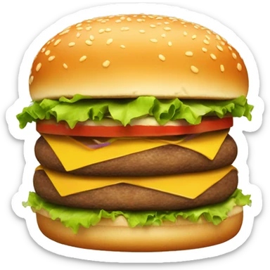 burger sticker