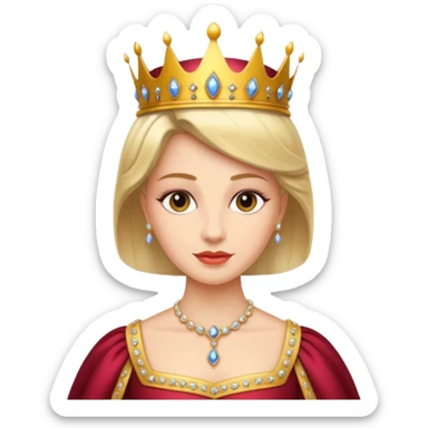 royal queen  sticker