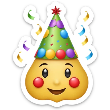 the word ESSIEEEEEE in apple style emoji, with a party vibe sticker