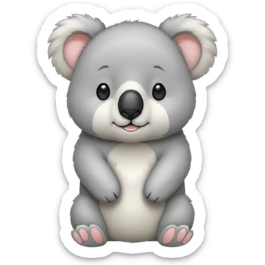 Haz a un samoyedo con mezcla un koala sticker