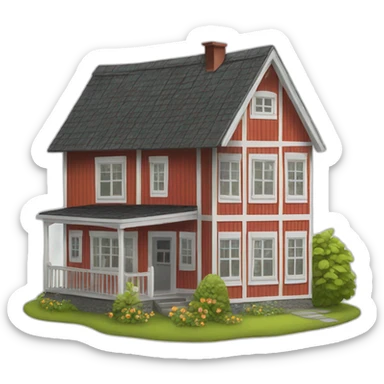 Scandinavian home sticker