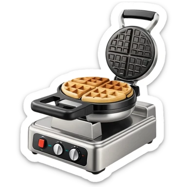 Waffle maker sticker