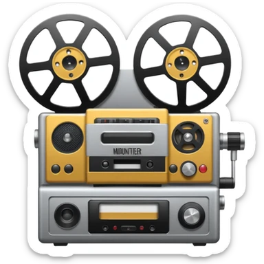 Reel tape recorder from the Mindhunter TV show sticker