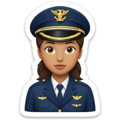 Female navy soldier,  sticker