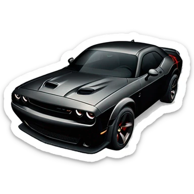 dodge challenger srt demon sticker