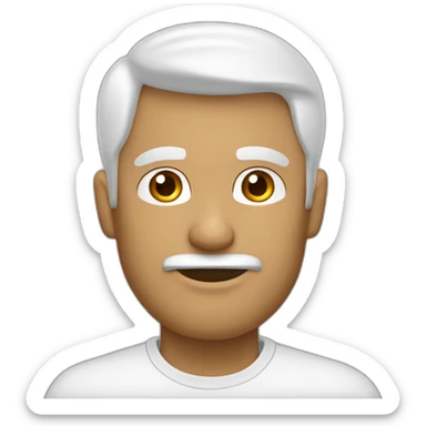 Hombre blanco besando mujer morena sticker