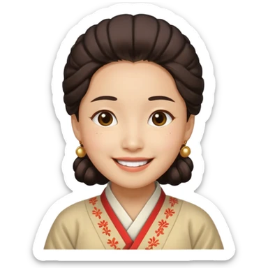 Happy and Korean vibe sticker