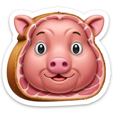 old smelly ham sticker