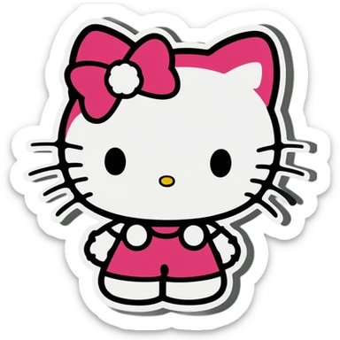Hello kitty sticker
