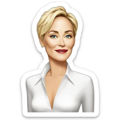 sharon stone sticker