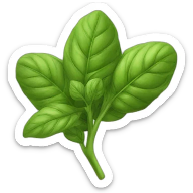 Basil branch sticker