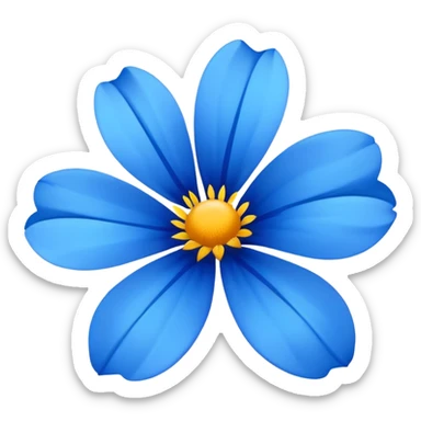 Blaue Blume  sticker