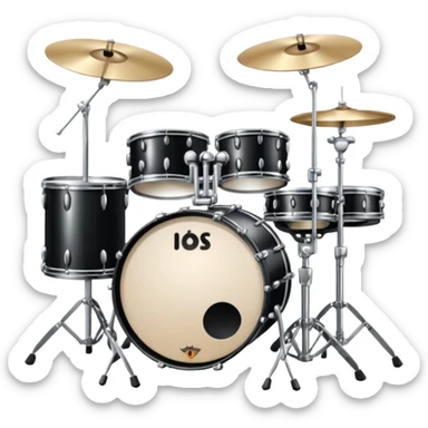 Drum Set sticker