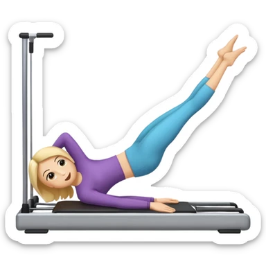 Reformer pilates emoji sticker