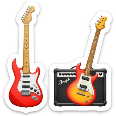 Emoticonos relacionados con la música rock sticker