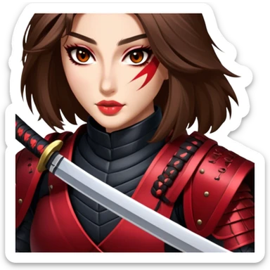 Fierce Samurai sticker